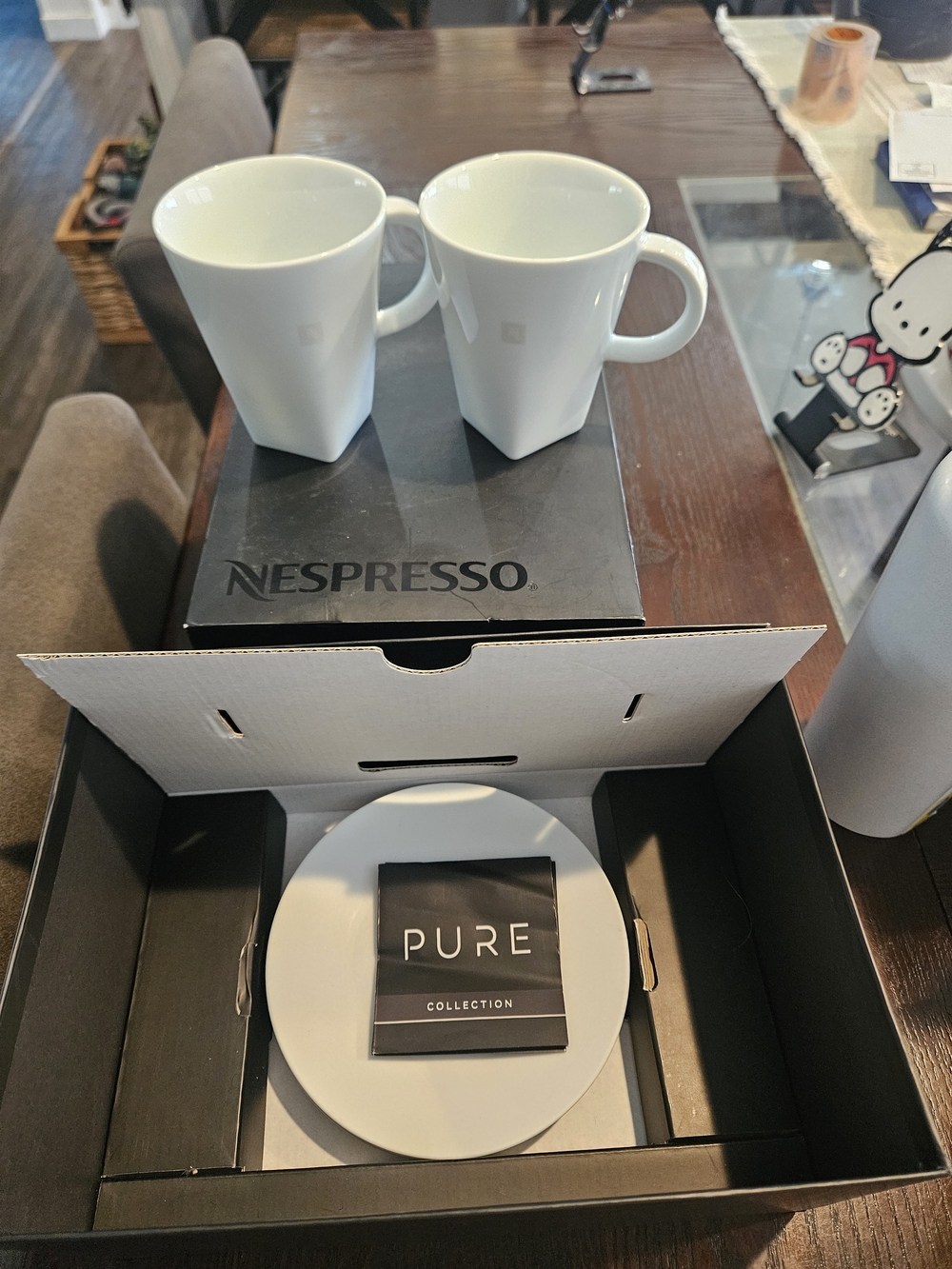 Nespresso White Porcelain PURE Collection Mugs (Set of 2)